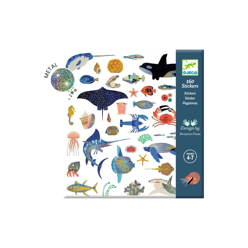 Sticker djeco bunt