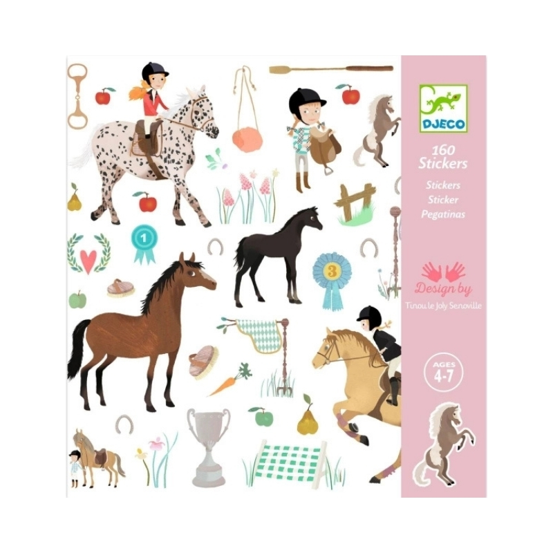 Sticker djeco bunt