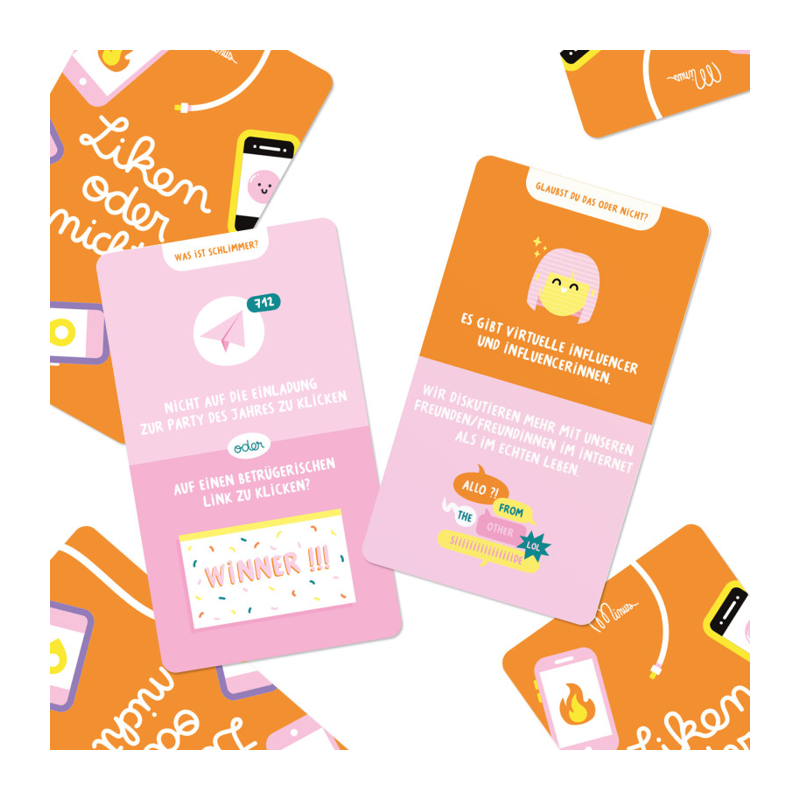 Kartenspiel OMY orange