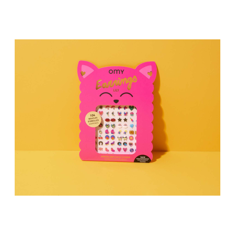 Ohrring OMY pink