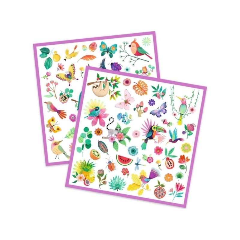 Sticker djeco pink