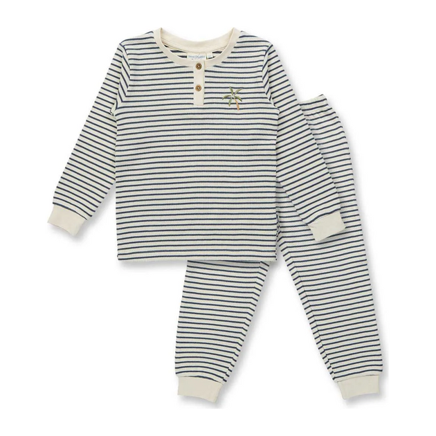 Schlafanzug Sense Organics gestreift