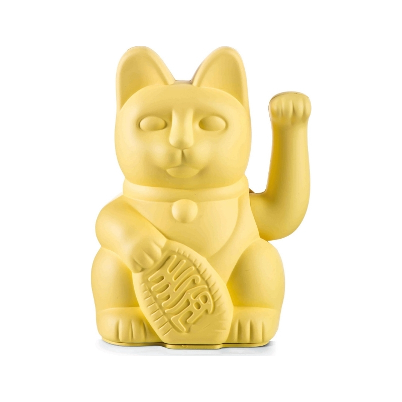 Winkekatze donkey products gelb