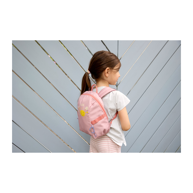 Rucksack lässig rosa