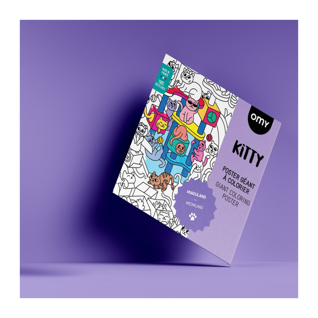 Ausmalbild OMY flieder