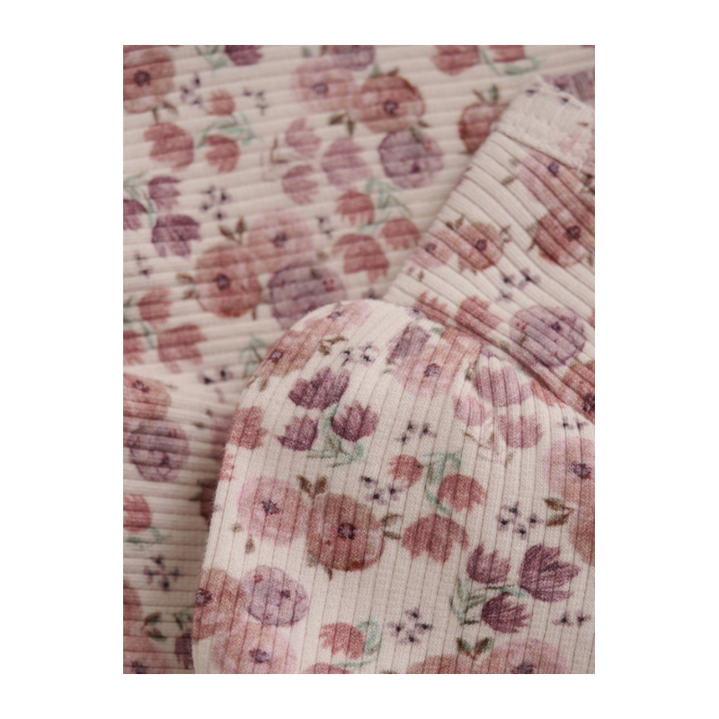 Baby Shirt Minymo geblümt