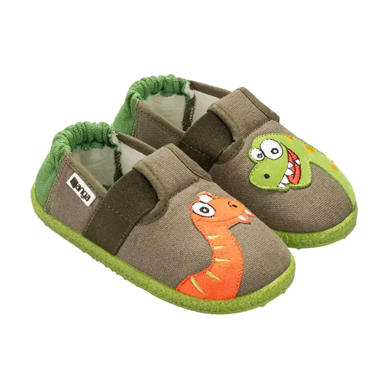 Hausschuh nanga grün