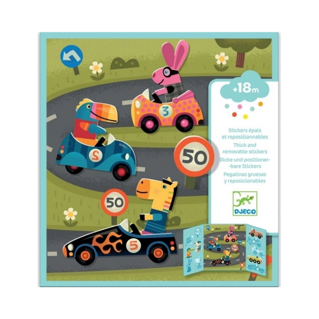 Sticker djeco hellblau