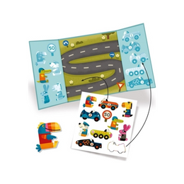 Sticker djeco hellblau