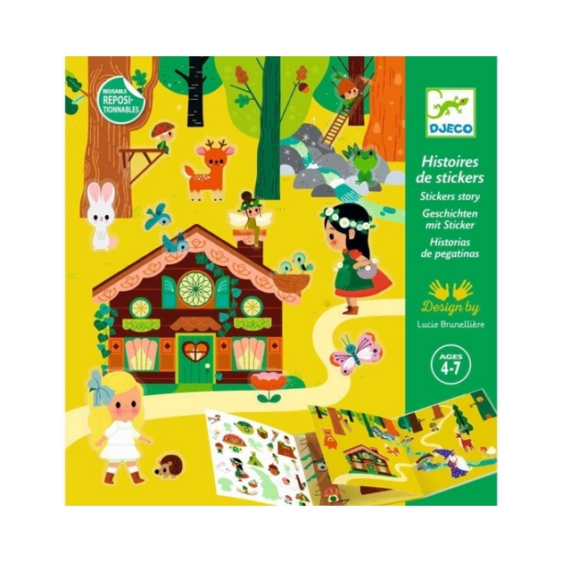 Stickerbuch djeco grün