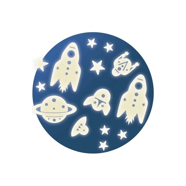 Sticker djeco dunkelblau