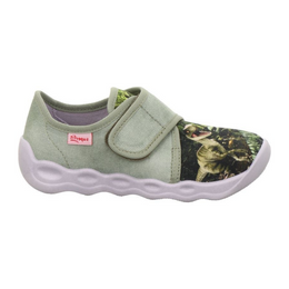 Hausschuh Superfit oliv