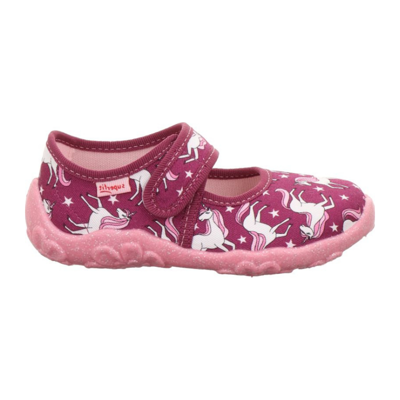 Hausschuh Superfit weinrot