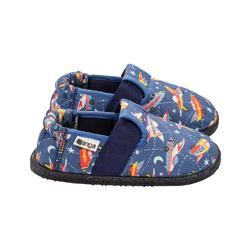 Hausschuh nanga blau