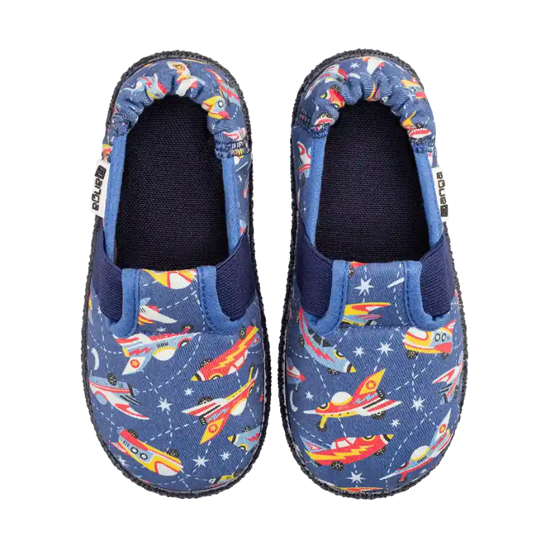 Hausschuh nanga blau