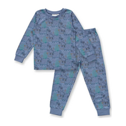 Schlafanzug Sense Organics blau
