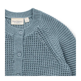 Strickjacke Sense Organics petrol