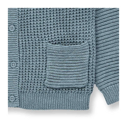 Strickjacke Sense Organics petrol