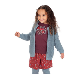 Strickjacke Sense Organics petrol