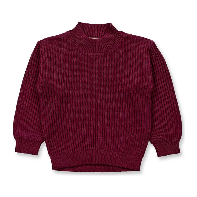 Pullover Sense Organics bordeaux