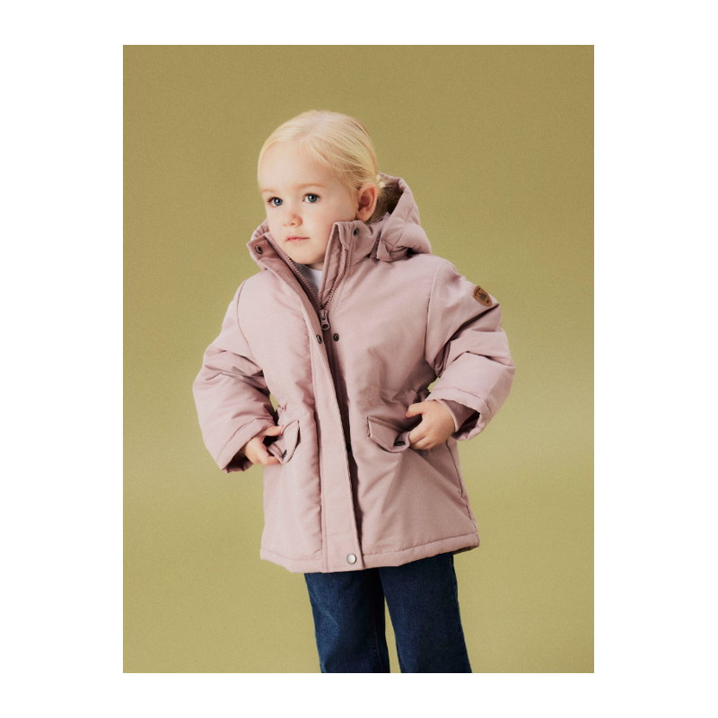 Winterjacke name it rosa