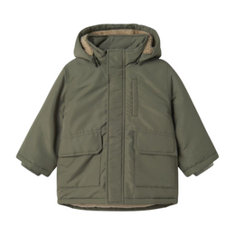 Winterjacke name it oliv