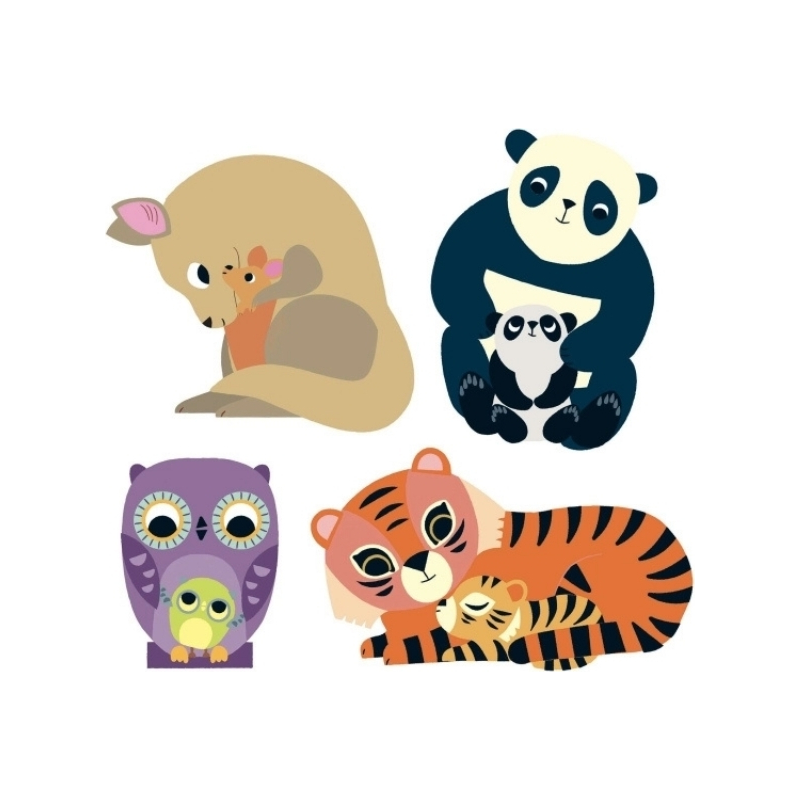 Sticker djeco gelb