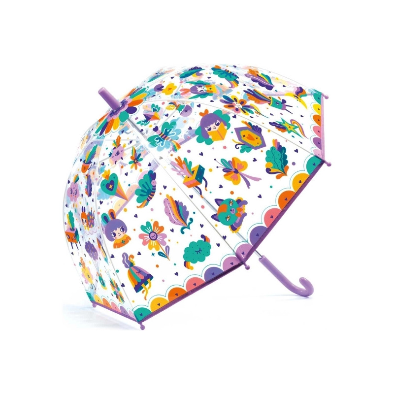 Regenschirm djeco lila