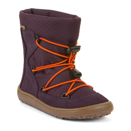 Barfuß-Winterstiefel Froddo bordeaux