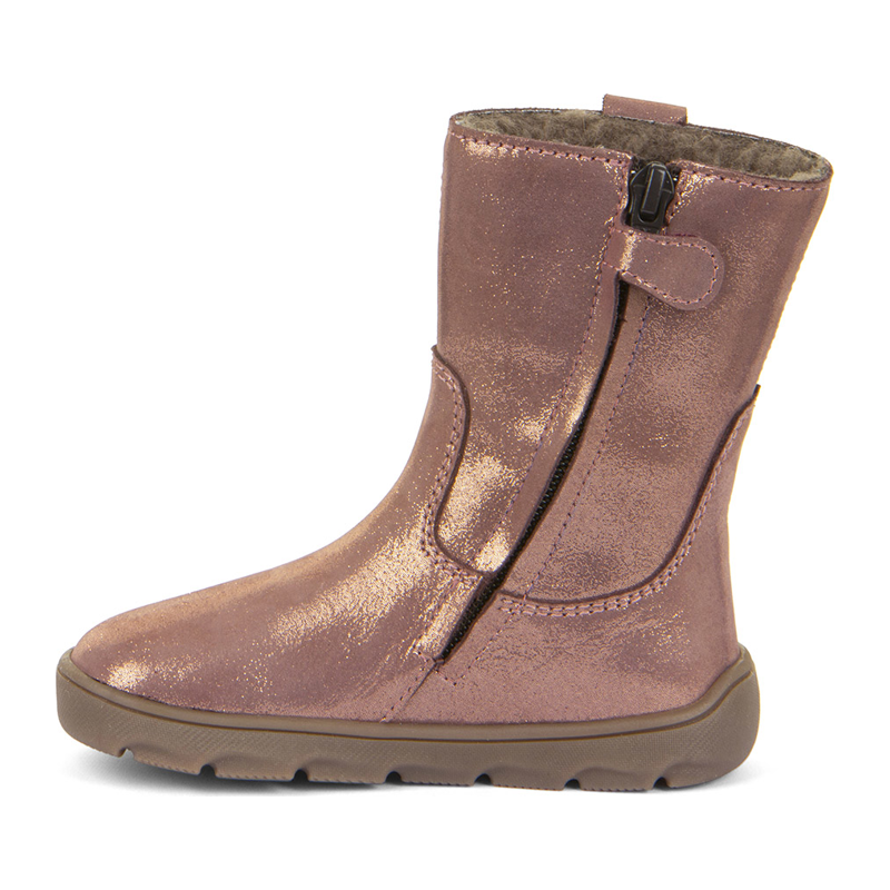 Barfuß-Winterstiefel Froddo rosa