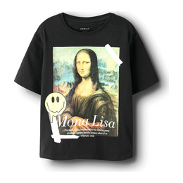 T-Shirt name it schwarz