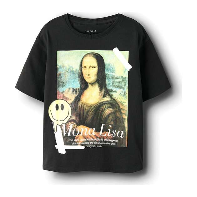T-Shirt name it schwarz