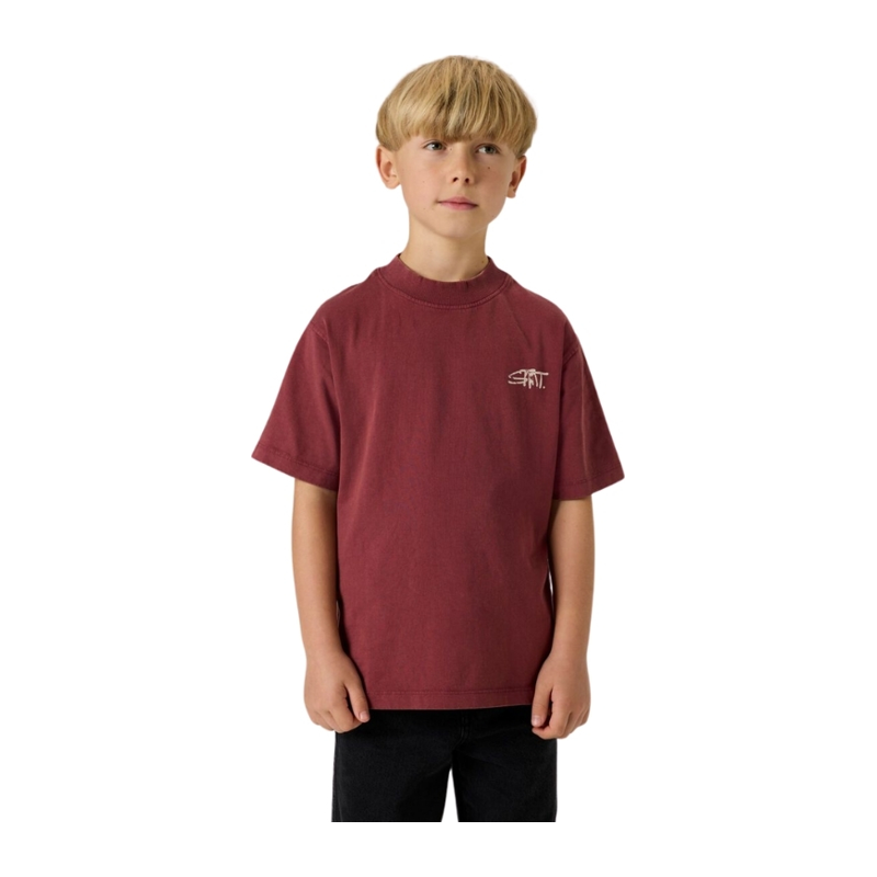 T-Shirt name it weinrot