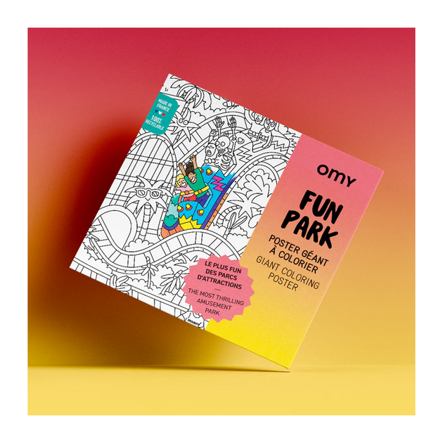 Ausmalbild OMY orange