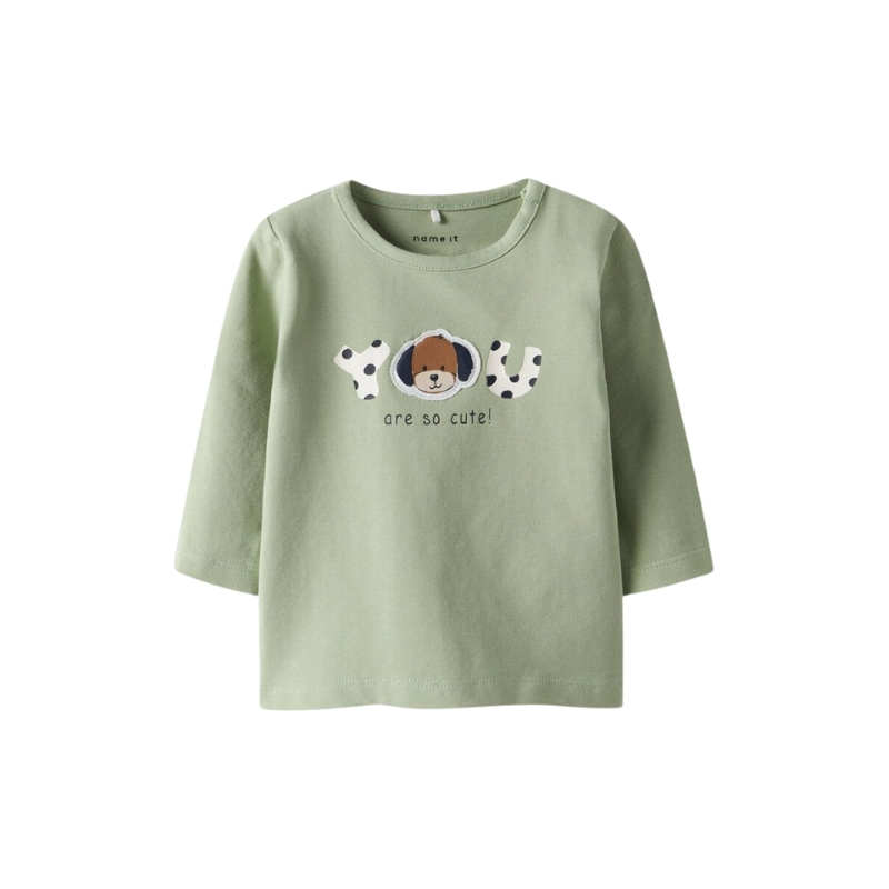 Baby Shirt name it hellgrün