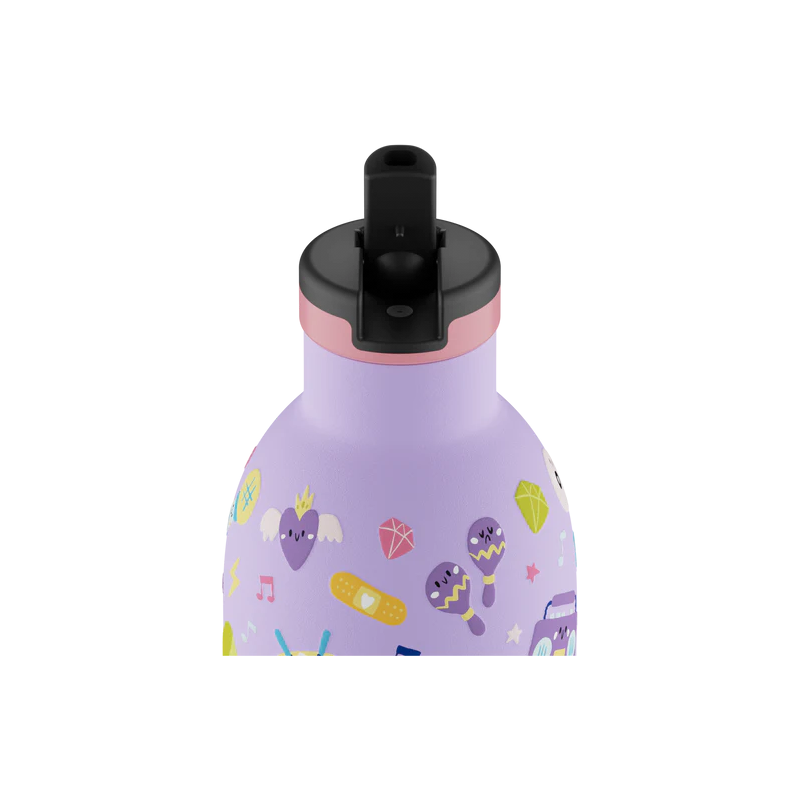 Flasche 24 Bottles lila