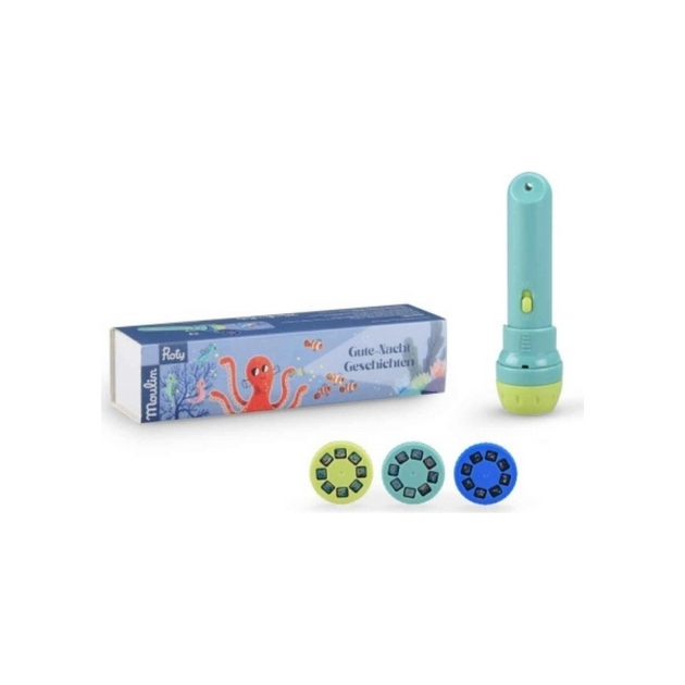 Taschenlampe Moulin Roty hellblau