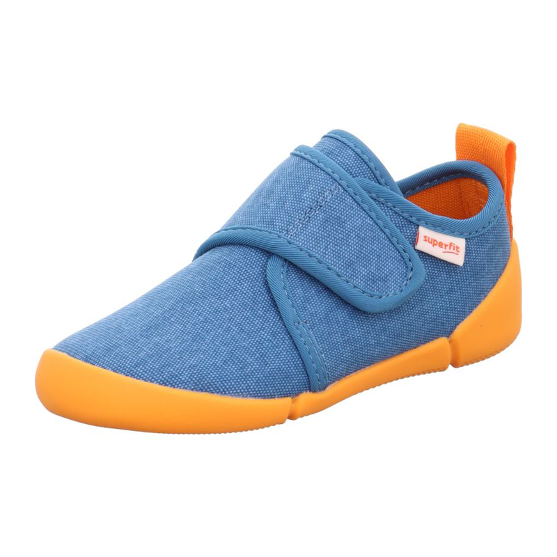 Barfuß-Hausschuh Superfit blau