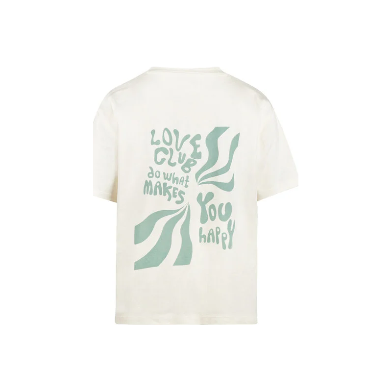 T-Shirt no way monday weiß