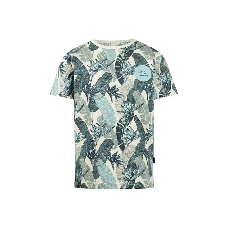 T-Shirt no way monday gemustert