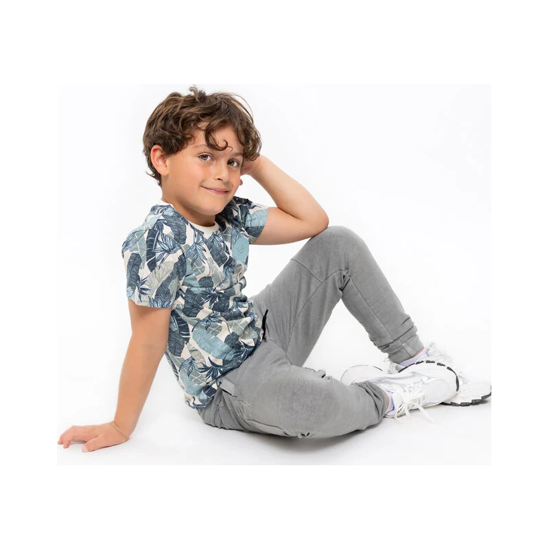 T-Shirt no way monday gemustert