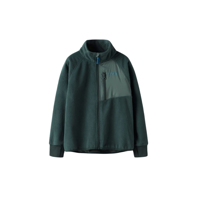 Fleecejacke name it dunkelgrün