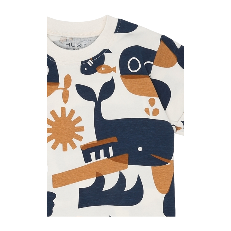 T-Shirt Hust & Claire gemustert