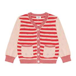 Strickjacke Hust & Claire gestreift
