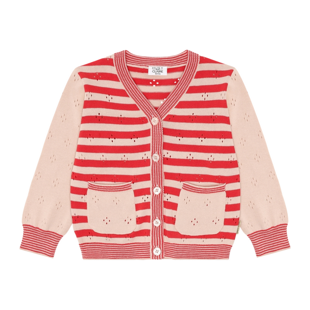 Strickjacke Hust & Claire gestreift