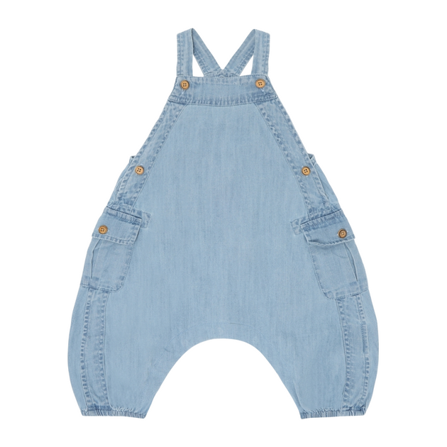 Baby Latzhose Hust & Claire blau