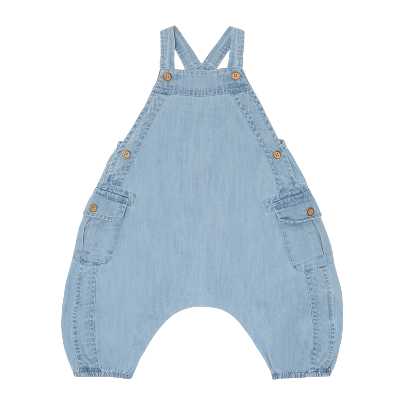 Baby Latzhose Hust & Claire blau