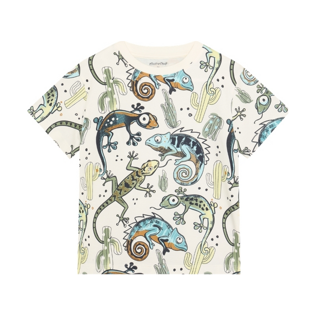 T-Shirt Minymo gemustert