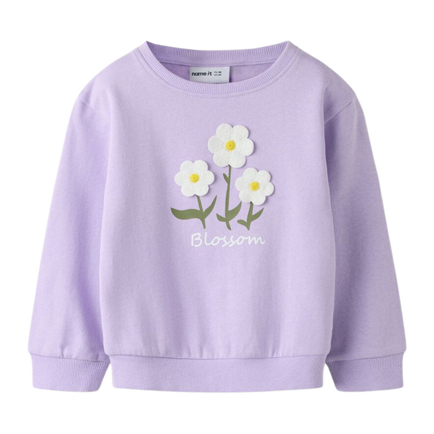 Sweatshirt name it lila