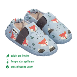 Hausschuh nanga hellblau